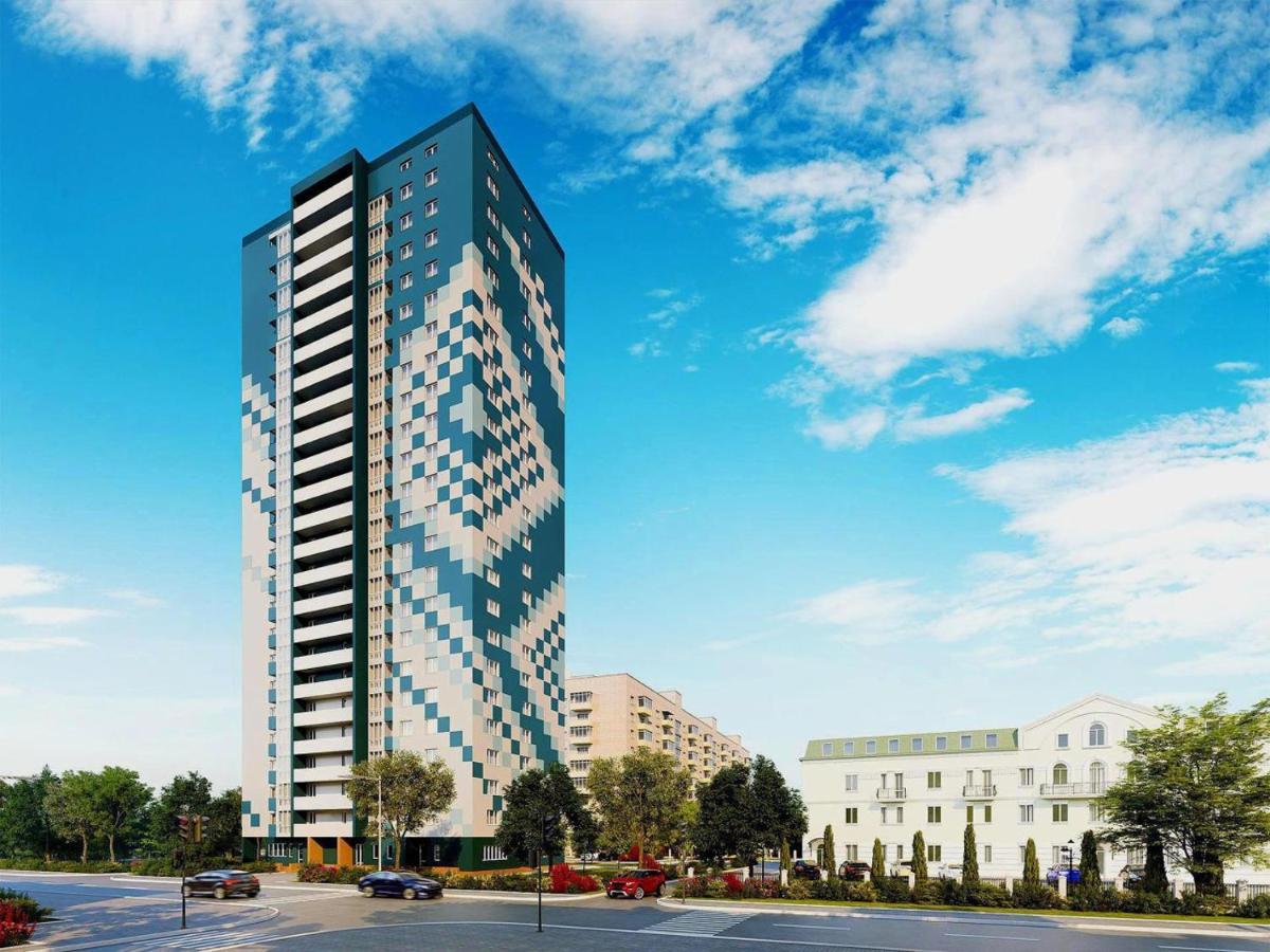 Небольшой Пентхаус С Прекрасным Видом На Город Kiev Bagian luar foto